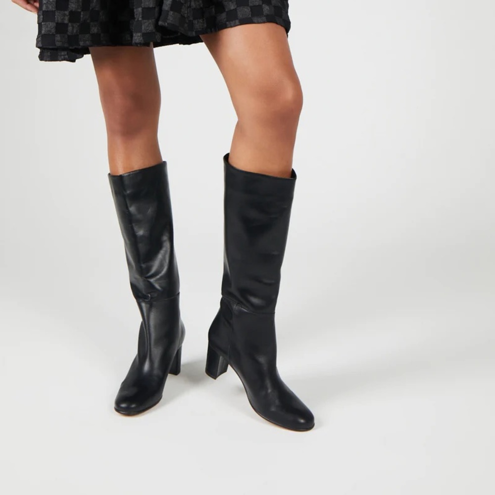 Miista Black Heeled Boots